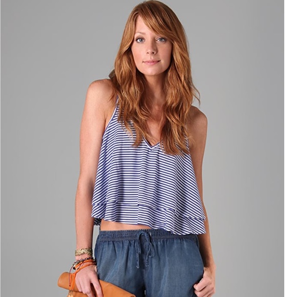 Minkpink striped crop Tank - Picture 4 of 9
